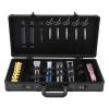 Barber Case for Clippers and Supplies, Portable Barber Travel Carrying Case with HandleLock, Barber Tool Box for Hair Stylist Pet Groomer Beauty Salon Makeup view 1