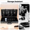 Barber Case for Clippers and Supplies, Portable Barber Travel Carrying Case with HandleLock, Barber Tool Box for Hair Stylist Pet Groomer Beauty Salon Makeup view 3