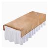 88JUNYh Professional Lash Bed Cover Velvet Beauty Salon SPA Bed Sheets Massage Warm Bed Table Cover Soft Salon Sheets with/no Hole(Brown,120x200cm with Hole) view 1