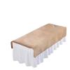 88JUNYh Professional Lash Bed Cover Velvet Beauty Salon SPA Bed Sheets Massage Warm Bed Table Cover Soft Salon Sheets with/no Hole(Brown,120x200cm with Hole) view 2