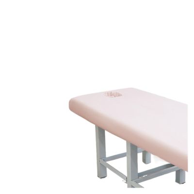 88JUNYh Professional Lash Bed Cover Massage Table Bed Fitted Sheet Elastic Full Cover Rubber Band Massage SPA Treatment Bed Cover with Hole(Pink,S)