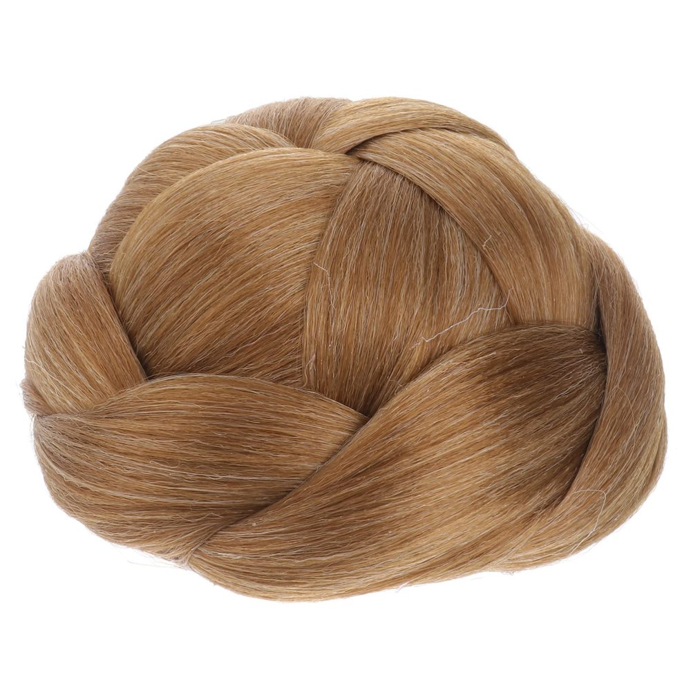 CALLARON Braid Hair Bun Extension for Women 1 Piece Synthetic Claw In Chignon Hairpiece Easy to Wear Natural Looking for Special Occasions