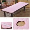 88JUNYh Professional Lash Bed Cover Beauty Salon with Skin Friendly Solid Color Salon Table Bed Sheet Bed Mattress Multi-Size Color Massage SPA Bed Set with Holes(Pink,190x80cm) view 4