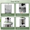 Cwmiibili Electric Makeup Brush Cleaner Machine Automatic Makeup Brush Washer & Holder Quick Efficient for Deep Cleaning view 2