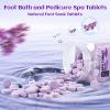 BTTEUYE Foot Pedicure Soak,Natural & Refreshing,Relieve Fatigue,Soothe & Protect Feet,Lavender Scent,350-Count view 2