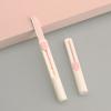 CHUGUIHAU Eyebrow Trimmer Portable Telescopic Eyebrow Trimmer Stainless Steel Eyebrow Shaver Beauty Tool view 1