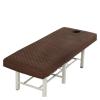 88JUNYh Professional Lash Bed Cover Beauty Salon Massage Bed Thick Quilted Table Fitted Full Cover Table Sheet with Hole Spa Massage Table Bed Cover Bedspread(Color10,70x190cm) view 1