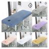 88JUNYh Professional Lash Bed Cover Beauty Salon Massage Bed Thick Quilted Table Fitted Full Cover Table Sheet with Hole Spa Massage Table Bed Cover Bedspread(Color10,70x190cm) view 3