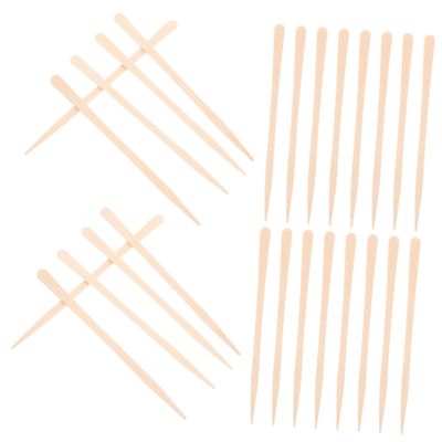CALLARON 100pcs Wax Applicator Stick Body Hairs Wax Rod Nose Hair Kit Smooth Surface Pain