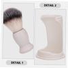 Beaupretty Beard Brush Set Stand Large Shaving Brush and Holder Professional Grooming Tool for Men for Beard Care and Maintenance view 4