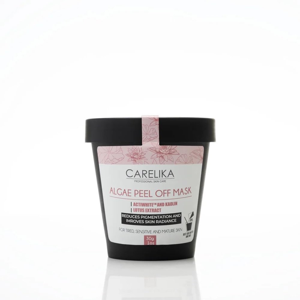 Algae Peel Off Face Mask with Lotus Extract & White Clay  Brightening, Skin Repair & Detoxifying Treatment for Radiant, Healthy Skin, 30g Jar