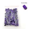 100pcs/Bag Purple Sanding Bands Nail Drill Bit Accessories Gel Removal Nails Care Polishing Tool(F(240)) view 2