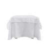88JUNYh Professional Lash Bed Cover Plain Beauty Salon Bed Sheets SPA Massage Anti-Shrink Soft Touching Skin-Friendly Cotton Bedding Table Cover with/no Hole(White,120x200cm no Hole) view 1