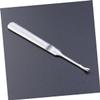FRCOLOR Stainless Steel Exfoliating Dead Skin Pusher Tool Double-Headed Manicure Instrument for Professional Nail Care and Pedicure view 3