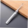 FRCOLOR Stainless Steel Exfoliating Dead Skin Pusher Tool Double-Headed Manicure Instrument for Professional Nail Care and Pedicure view 4