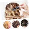 Beaupretty Sparkly Hairpin Rhinestone Barrettes for Women Decorative Hair Pins Formal Hair Clips view 2