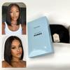 rosmile Bob Wigs with Bangs Black Color Synthetic Heat Resistant Full Wigs with 1 Wig Comb and 4pcs Wig Caps Wigs for Black Women view 3