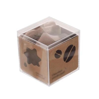 1 Box of 6 PCs Chocolate Color Quick Makeup Puff Set