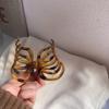 3 Pcs Octopus Hair Claw Clip for Women,Non-Slip Large Claw Clips Stylish Hair Accessories for Long Thick Thin Hair,Brown view 3
