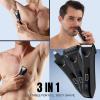 Lanumi Head Shavers for Blade Men Electric Razor 3 in 1 Manscape Groin & Body Hair Trimmer Wet Dry Grooming Kit Led Display Gifts for Men view 3