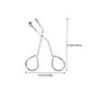 Stainless Steel Eyelash Curler Mini Silver for Women Makeup view 2
