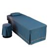 88JUNYh Professional Lash Bed Cover Beauty Salon Massage Table Bed Sheet with Hole Bedskirt Skin-Friendly Massage Sheet SPA Full Cover(Blue-1,Square Head 70x185cm) view 1