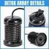 12PCS Arrays for Ionic Foot Bath Detox Machine, Replacement Array each with 10 Stainless Steel Coils Double Layered + 6.35mm Adapter for Home Massage Beauty Salon Ionic Foot Spa view 3