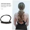 Beaupretty Crystal Hair Bun Maker Simple Donut Hair Holder for Women Elegant Updo Accessory Easy to Use Beaded Design view 2