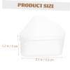 Amosfun 6pcs Space-saving Makeup Sponge Holder Box Triangle Powder Puff Cases for Travel view 2