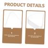 Amosfun 6pcs Space-saving Makeup Sponge Holder Box Triangle Powder Puff Cases for Travel view 4