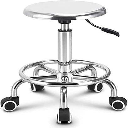 PPXCZZ Rolling Stool with Wheels, Heavy Duty Adjustable Hydraulic Swivel Chair for Salon, Medical, Lab, Tattoo Workbench