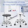 PPXCZZ Rolling Stool with Wheels, Heavy Duty Adjustable Hydraulic Swivel Chair for Salon, Medical, Lab, Tattoo Workbench view 3