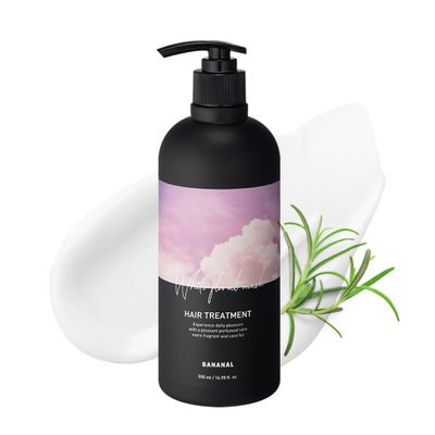 BANANAL Korean Conditioner for Damaged Hair, White Floral Musk, 16.9 fl oz