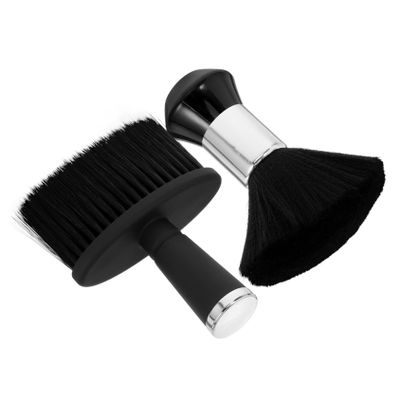 BIUDECO 2Pcs Soft Neck Duster Brush for Barbers Ergonomic Hair Cleaning Tool for Broken Hair Removal Gentle Shaving Brush for Salon and Home Use for Haircuts and Daily