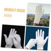 GALPADA 12 Pairs White Cotton Moisturizing Gloves for Dry Hands Overnight Hydrating Treatment Gloves for Work and Gardening view 3