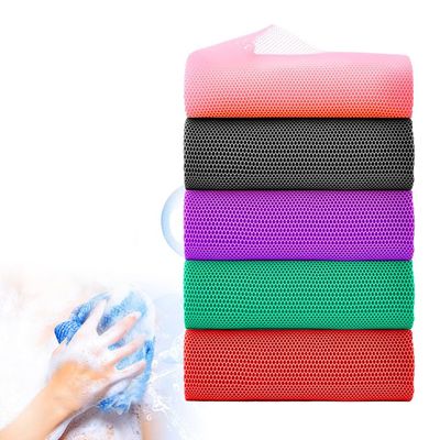African Exfoliating Net, 2025 New African Long Net Bath Sponge, Durable Exfoliating Shower Body Scrubber Back Scrubber for Deep Cleansing, Lightweight Bath Mesh Towel for Shower (Colorful-B)
