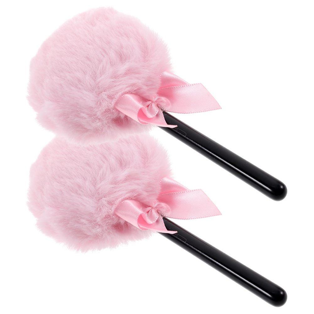 Angoily Lollipop Powder Puff Soft Fluffy Makeup Sponge for Face Loose Setting Powder Travel Size 5.12 Inch Comfortable Application