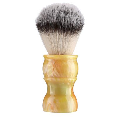 Beard Shaving Brush | Dense Nylon Hair for Enhanced Lather | Mustache Brush for Men/Travel/Home Use | Softens Beard & Removes Particles