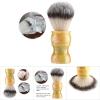 Beard Shaving Brush | Dense Nylon Hair for Enhanced Lather | Mustache Brush for Men/Travel/Home Use | Softens Beard & Removes Particles view 3