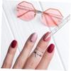 OUNONA 100Pcs Cuticle Pusher Tool Durable Plastic Nail Tools Professional Manicure Accessories Easy to Clean Multi Color Bag for Convenient Use view 3