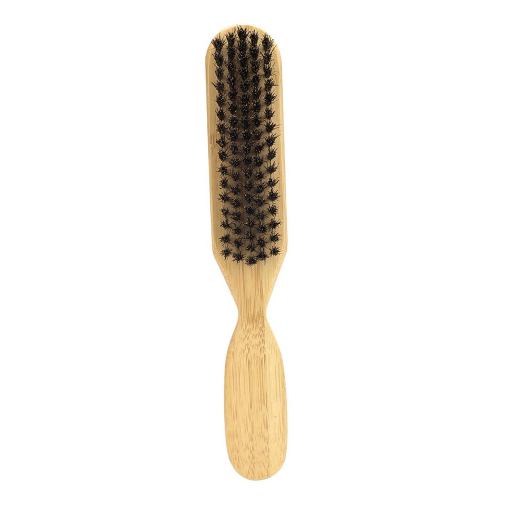 Beard Brush for Men with Ergonomic Handle Boar Bristle Hair Brush for Beard Grooming Smoothing and Thick Hair Precision Styling Comb for Neat Appearance