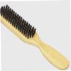 Beard Brush for Men with Ergonomic Handle Boar Bristle Hair Brush for Beard Grooming Smoothing and Thick Hair Precision Styling Comb for Neat Appearance view 4