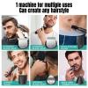 6 in 1 Multi Functional Grooming Kit for Men with Nose Hair Trimmer, Eyebrow Trimmer & Hair Clipper Set, Digital Display, Type C Charging, Storage Box view 2