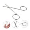 SAFIGLE 2pcs Precision Eyebrow Trimmer Nose Hair Scissors Professional Hair Scissors for Face Brow Care view 3