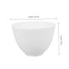 Beaupretty Facial Mask Mixing Bowl Set Silicone Bowl Mask Applicator Spoon Skincare Kit Diy Supplies White view 2