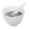 Beaupretty Facial Mask Mixing Bowl Set Silicone Bowl Mask Applicator Spoon Skincare Kit Diy Supplies White view 3