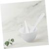 Beaupretty Facial Mask Mixing Bowl Set Silicone Bowl Mask Applicator Spoon Skincare Kit Diy Supplies White view 4