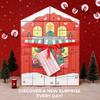 2025 Beauty Advent Calendar for Women, Christmas Countdown Gifts with Bath Bomb Bubble Bath Hand Cream Santa Sock, 24 Day Red Advent Calendar,Spa Christmas Gifts for Daughter Girls view 2