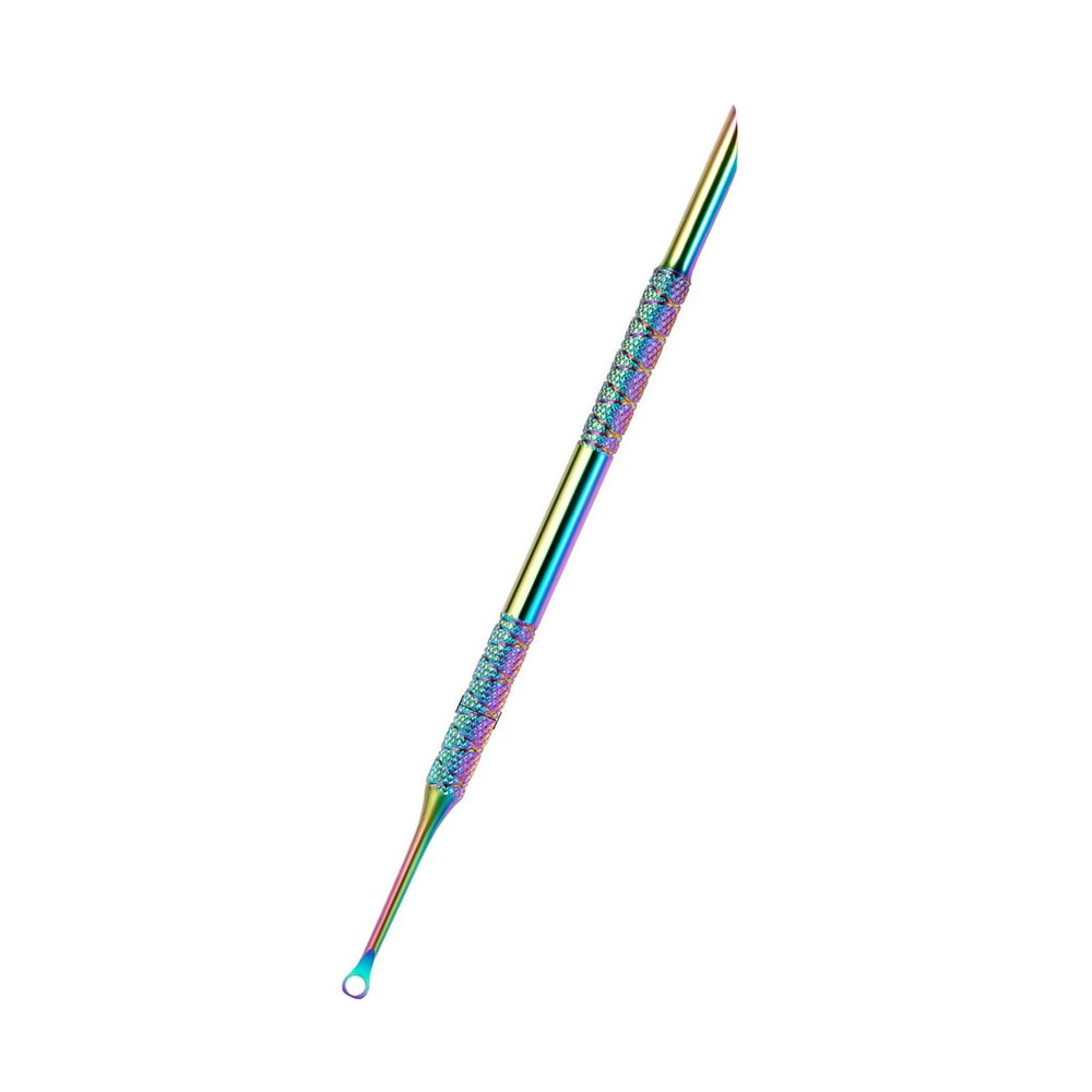 Double Ended Cuticle Remover Cuticle Pusher Polishs Remover Stainless Steel Cuticle Care Tool For Home Salon Use