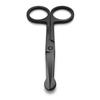 Nose Hair Scissor Stainless Steel Safety Nose Hair Scissors with Rounded Tip, Precision Facial Grooming Trimmer for Nose/Ear/Eyebrow/Moustache, Comfortable Grip, Easy Clean, Black Finish view 2